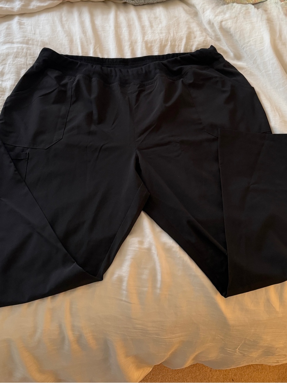 Dickie’s EDS Essentials Cargo Scrub Pants - Black 3X - Picture 2 of 5